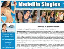 Tablet Screenshot of medellinsingles.com